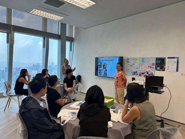The Association’s service user shared the information of workshop at the Cylde & Co The Association’s service user shared the information of workshop at the Cylde & Co