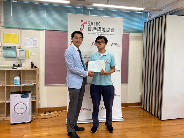 子明希望投身特殊幼兒教育行業，幫助致多小孩。