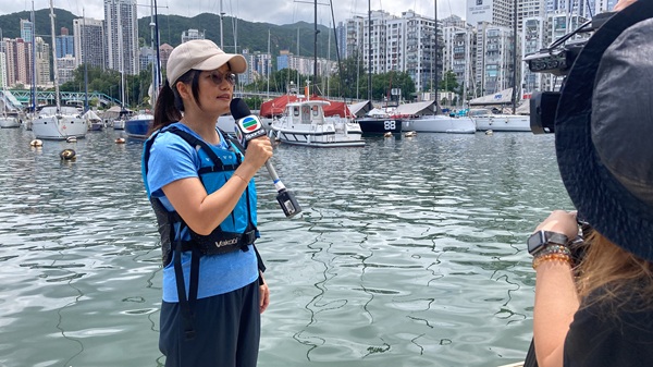 良景宿舍主任麥姑娘接受TVB節目《J Sport》訪問。 良景宿舍主任麥姑娘接受TVB節目《J Sport》訪問。